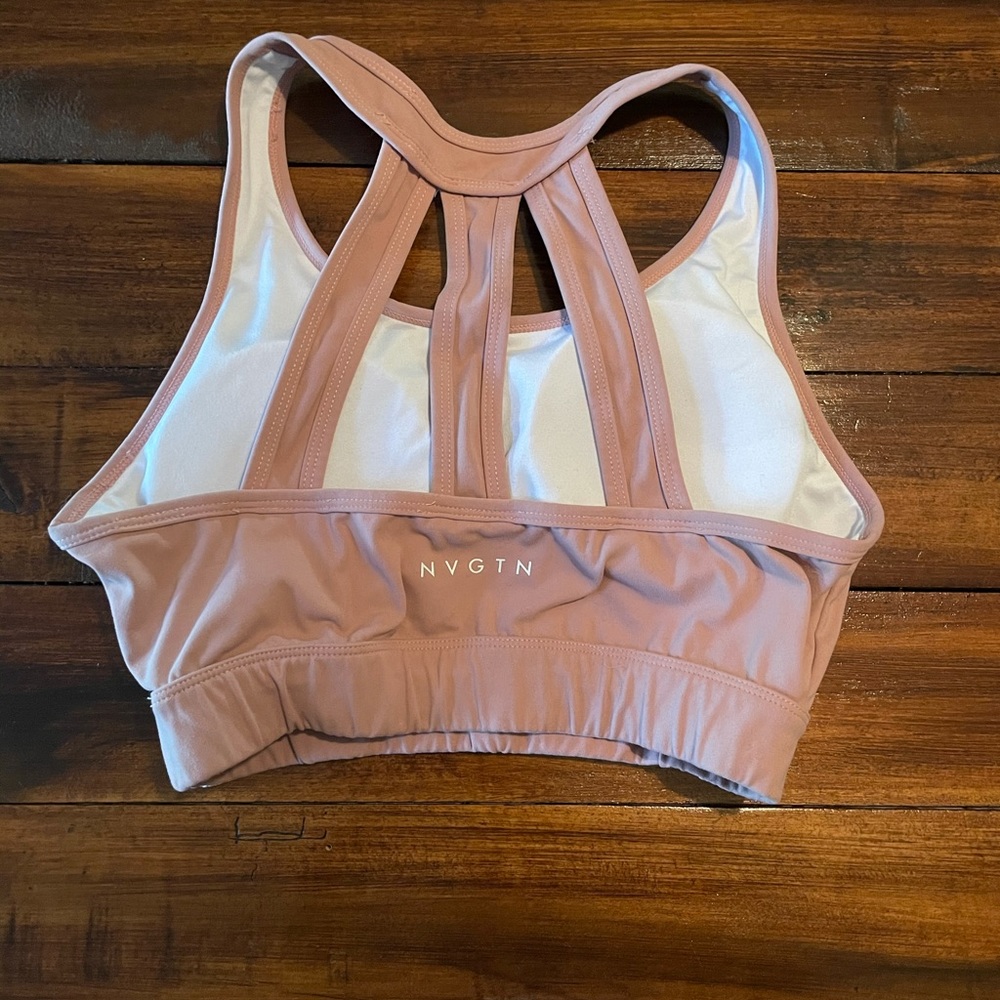 NVGTN Nude Pink Trio Sports Bra Medium
